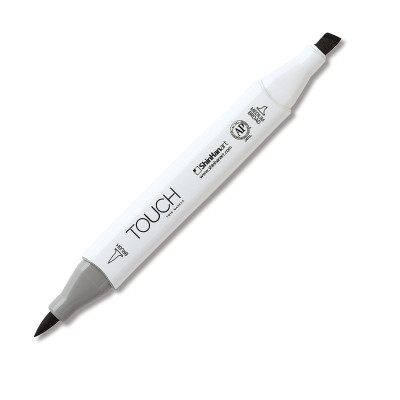 Touch Twin Marker Brush 120 Black Shinhan