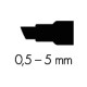 Náhradní hroty zkosené 5x 0,5-5 mm YONO