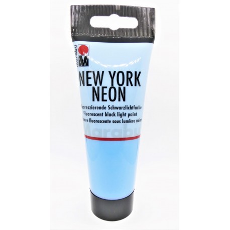 Akrylová barva New York neon modrá 100 ml Marabu