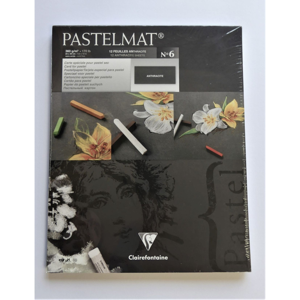 Blok na pastel 24x30 cm 12 listů 360g/m² č.6 Pastelmat Clairefontaine