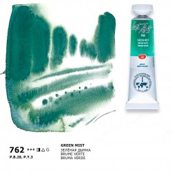 Akvarelová umělecká barva 762 Green mist White Nights Nevskaya Palitra 10 ml