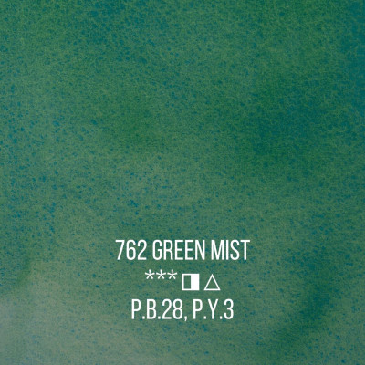 Akvarelová umělecká barva 762 Green mist White Nights Nevskaya Palitra 10 ml