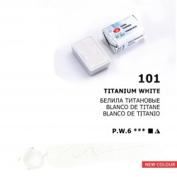 Akvarelová barva 101 Titanium White 2,5 ml White Nights