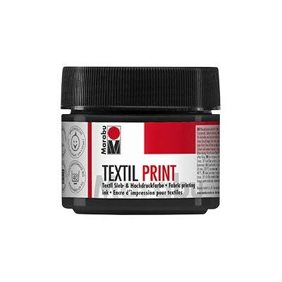 Textil print černá 100 ml Marabu