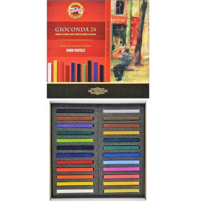 Sada tvrdých pastelů 24 ks Gioconda KOH-I-NOOR