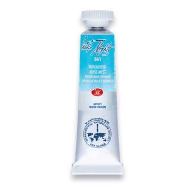 Akvarelová barva 561 Turquoise rose mist White Nights Nevskaya Palitra 10 ml