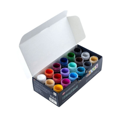 Akrylové lesklé barvy 18x20 ml Decola