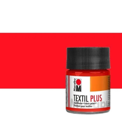 Barva na textil Textil Plus rumělková 50 ml Marabu