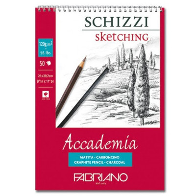 Skicák A5 120g/m² 50 listů Accademia Fabriano