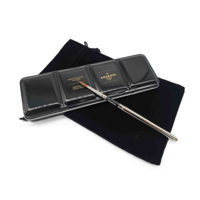 Akvarelové barvy Charvin Paris Extra Fine 21x1,5 ml černý box