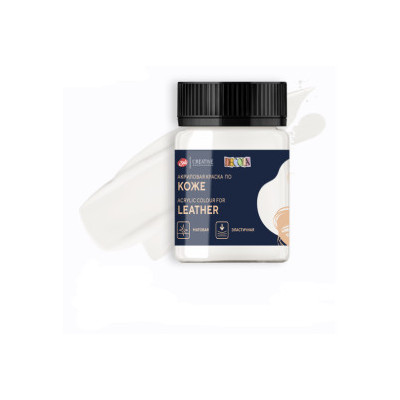 Barva na kůži bílá 50 ml Decola