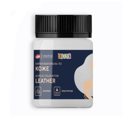 Barva na kůži stříbrná 50 ml Decola