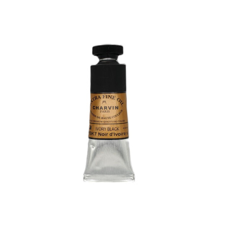 Olejová barva 206 Ivory Black Charvin Paris Extra Fine 20 ml