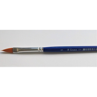 Štětec filbert 574/6 syntetický Lineo