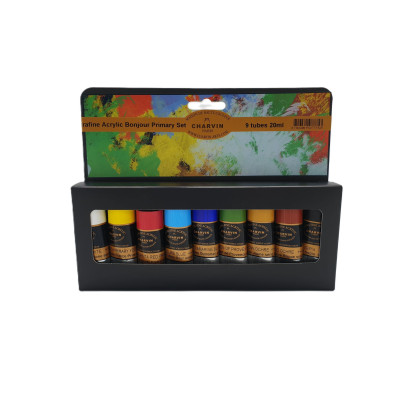 Charvin Paris Akrylové barvy Extra Fine Bonjour Primary set B  sada 9x20ml