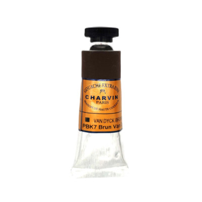 Kvašová barva 279 Van Dyck Brown 20 ml Charvin Paris Extra Fine