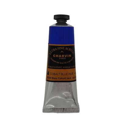 Akrylová barva Cobalt Blue HUE 629 Charvin Paris Extra Fine 60 ml