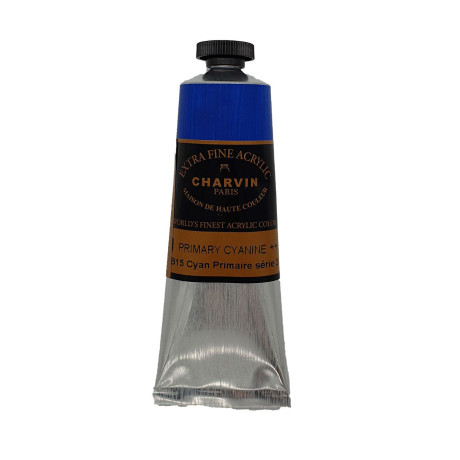 Akrylová barva Primary Cyanine 636 Charvin Paris Extra Fine 60 ml