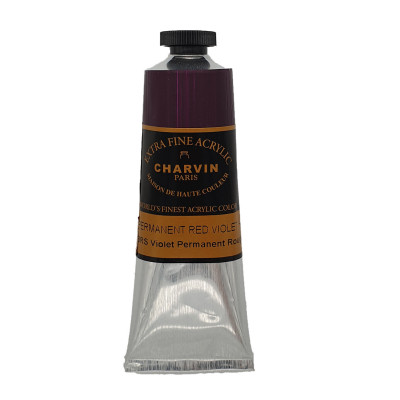 Akrylová barva Permanent Red Violet 357 Charvin Paris Extra Fine 60 ml