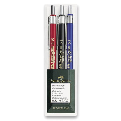 Sada mikrotužek Faber Castell 3 ks TK Fine 1306