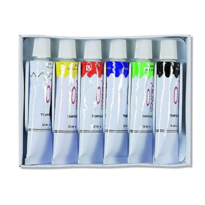 Temperové barvy 6x12 ml