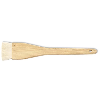 Štětec široký kozí vlas 27 mm s dlouhou rukojetí