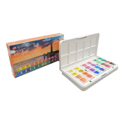 White Nights Akvarelové barvy Modern history sada 24x2,5 ml