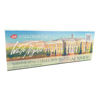 Nevskaya Palitra Akvarelové barvy White Nights Shimmer Summer 8Ks sada
