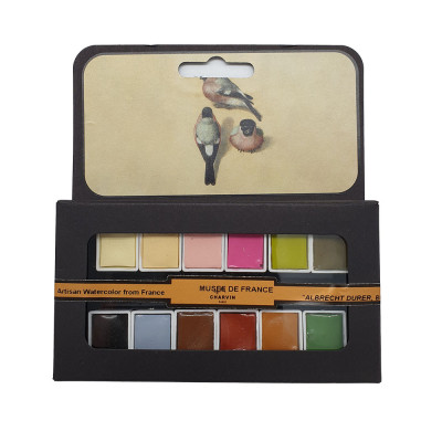 Charvin Paris Akvarelové barvy Extra fine 12Ks Dürer Bird