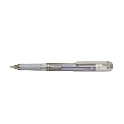 Pentel Gelové pero 1 mm Stříbrná