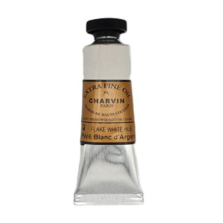 Olejová barva Flake White HUE Charvin Paris tuba 20 ml