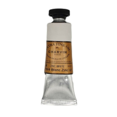 Olejová barva Zinc White 2 Extra fine Charvin Paris tuba 20 ml
