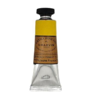 Olejová barva French Primary yellow 36 extra fine Charvin Paris tuba 20 ml