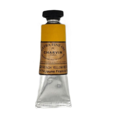 Olejová barva French Yellow medium 37 Extra fine Charvin Paris tuba 20 ml