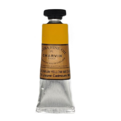 Olejová barva Cadmium yellow medium 39 extra fine Charvin Paris tuba 20 ml