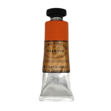 Olejová barva Cadmium orange 44 Extra fine Charvin Paris tuba 20 ml