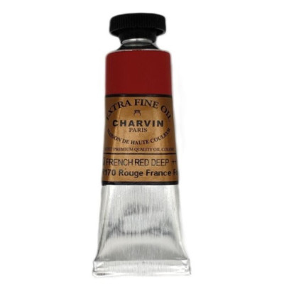 Olejová barva French Red Deep 49 Extra fine Charvin Paris tuba 20 ml