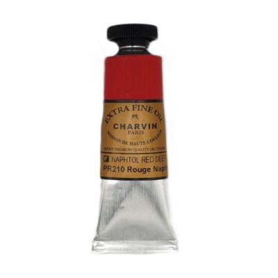 Olejová barva Naphtol Red Deep 53 Extra fine Charvin Paris tuba 20 ml
