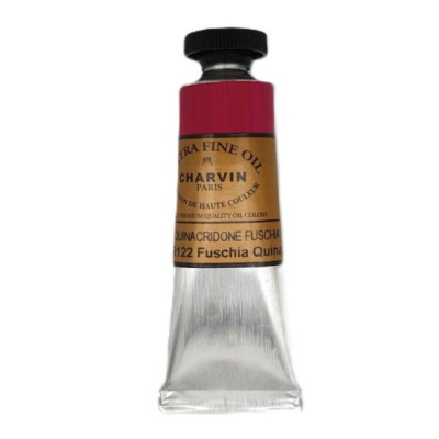 Olejová barva Quinacridone Fuchsia 75 Extra Fine Charvin Paris tuba 20 ml