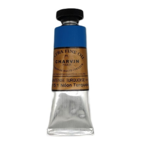 Olejová barva Intense Turquoise 110 Extra Fine Charvin Paris tuba 20 ml