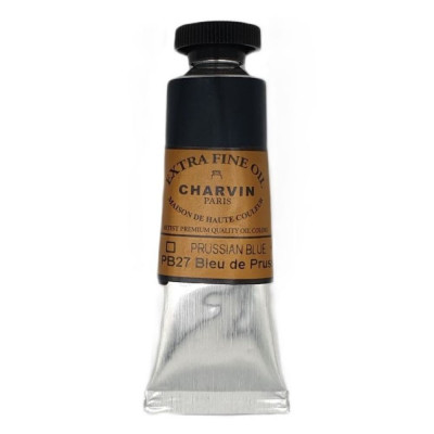 Olejová barva Prussian Blue 121 Extra Fine Charvin Paris tuba 20 ml