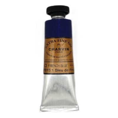 Olejová barva French Blue 122 Extra Fine Charvin Paris tuba 20 ml