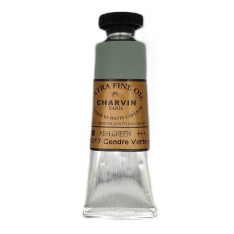 Olejová barva Ash Green 128 Extra Fine Charvin Paris tuba 20 ml