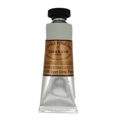 Olejová barva Green Gray Deep 129 Extra Fine Charvin Paris tuba 20 ml