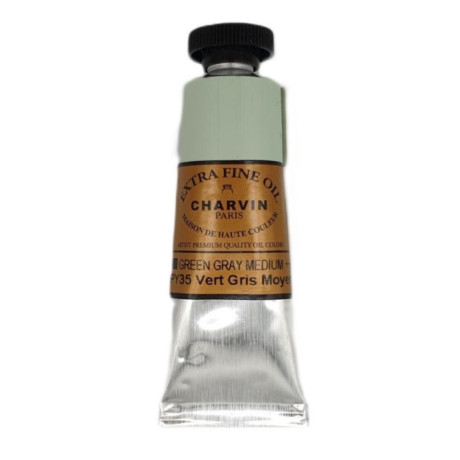 Olejová barva Green Gray Medium 131 Extra Fine Charvin Paris Tuba 20 ml