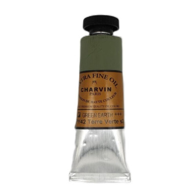 Olejová barva Green Earth 139 Extra fine Charvin Paris tuba 20 ml
