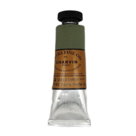 Olejová barva Green Earth 139 Extra fine Charvin Paris tuba 20 ml