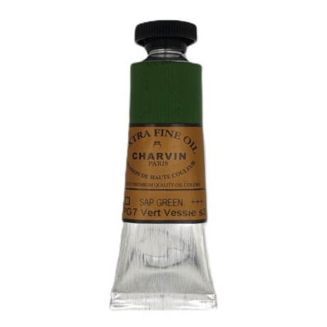 Olejová barva Sap Green 143 Extra Fine Charvin Paris tuba 20 ml