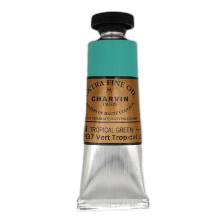 Olejová barva Tropical Green 159 Extra Fine Charvin Paris tuba 20 ml