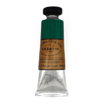Olejová barva Phthalo Viridian 162 Extra Fine Charvin Paris tuba 20 ml
